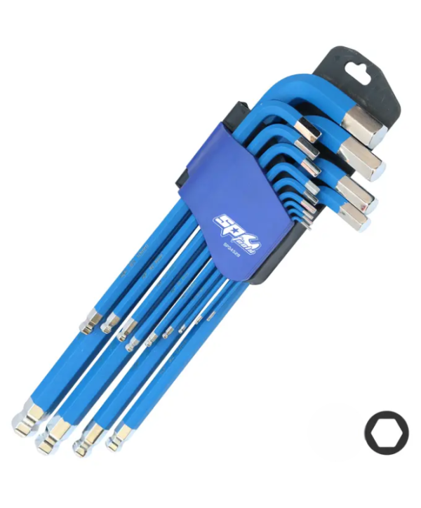 KEY SET 13PC JUMBO METRIC 2MM -19MM HEX