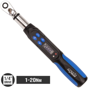 MEASURING - TORQUE WRENCH DIGITAL 1/4"DR 1-20NM