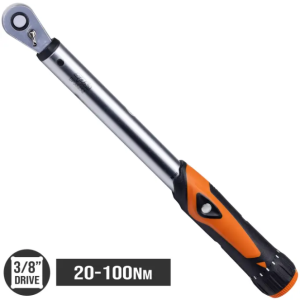 MEASURING - TORQUE MICROMETER WRENCH 3/8"DR 400MM LONG