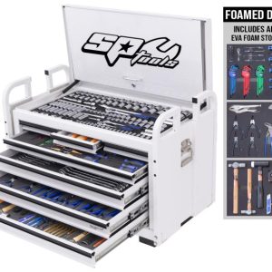 TOOLKIT 413PC METRIC/SAE - OFF-ROAD FIELD SERVICE 7 DRAWER WHITE