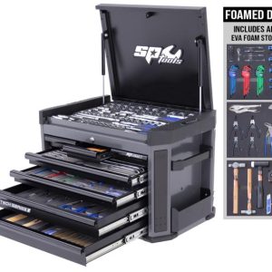 TOOLKIT 305PC METRIC - TECH SERIES 7 DRAWER DIAMOND BLACK FOAMED