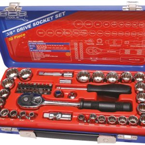SOCKET SET - 888 3/8" DR 12PT METRIC/SAE 50PC