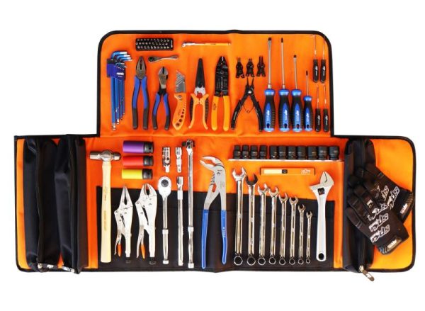TOOLKIT 90PC METRIC - MOBILE TOOL ROLL