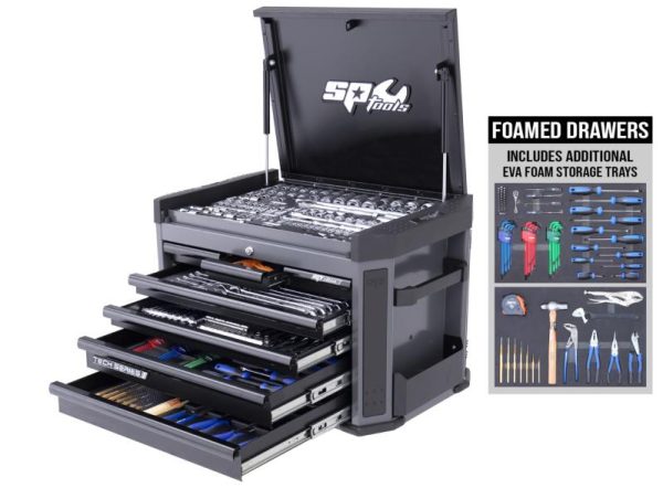 TOOLKIT 281PC METRIC/SAE - TECH SERIES 7 DRAWER DIAMOND BLACK