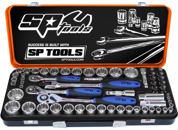 SOCKET SET - 1/4",3/8",1/2" DR 12PT 59PC METRIC/SAE