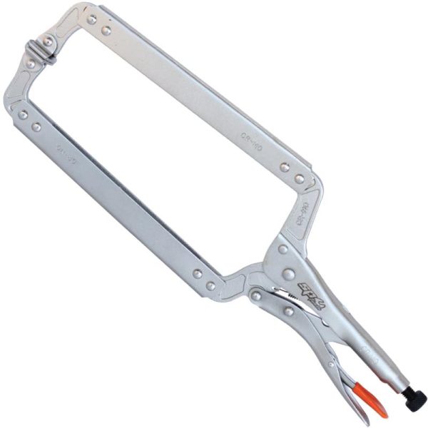 PLIERS & CUTTERS - LOCKING C-CLAMP SWIVEL PADS - 450MM (18")