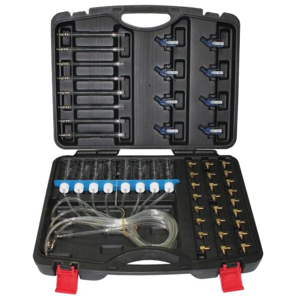 ENGINE SERVICE - DIESEL INJECTOR FLOW TEST KIT 49PCS