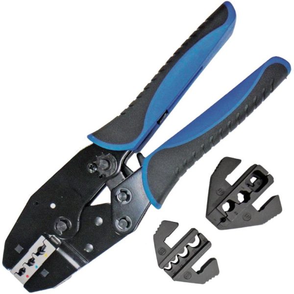 AUTO ELECTRICAL - RATCHET CRIMPER QUICK CHANGE 4PC KIT