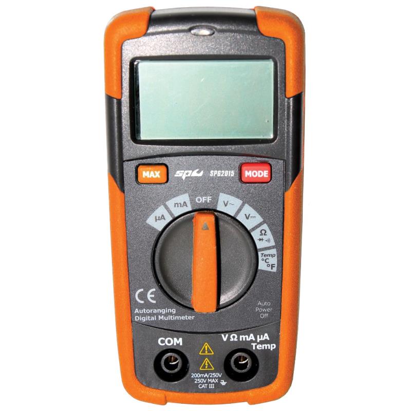DIAGNOSTIC - MULTIMETER DIGITAL POCKET SIZE WITH TEMPERATURE