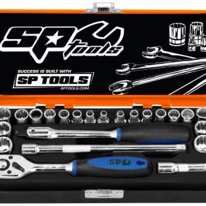 SOCKET SET 1/4DR 12PT 23PC METRIC/SAE