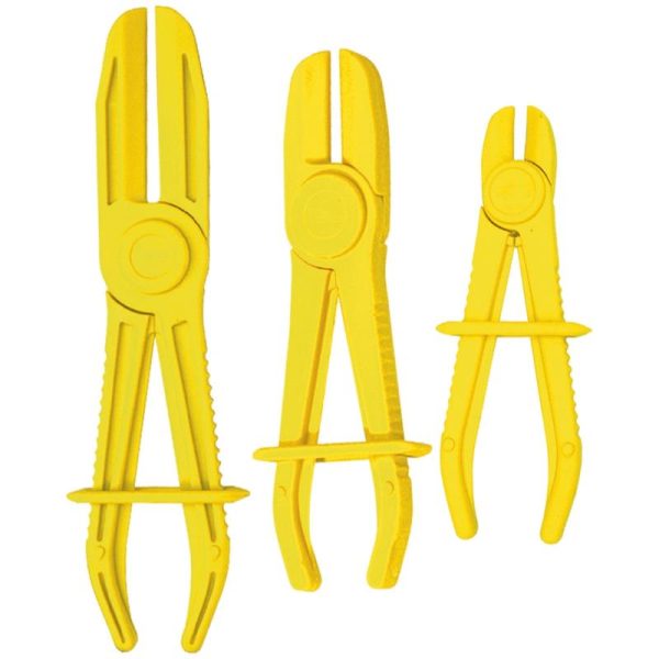 BRAKE & CLUTCH - LINE CLAMP STRAIGHT SET 3PC