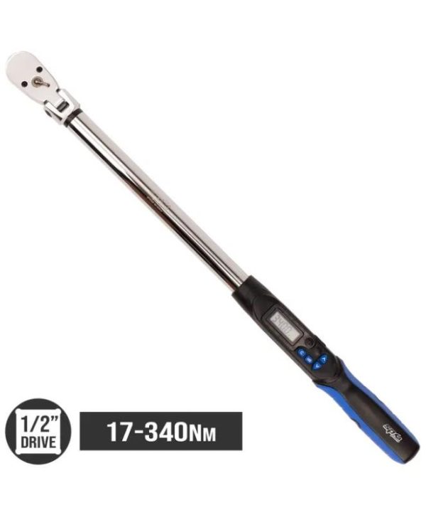 MEASURING - TORQUE WRENCH DIGITAL 1/2"DR FLEX HEAD