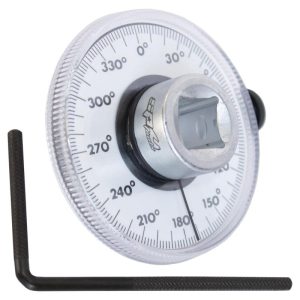 MEASURING - TORQUE ANGULAR GUAGE 1/2"DR 360 SCALE