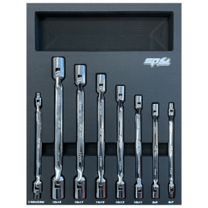 SOCKET SET 8PC FLEX WRENCH - METRIC 6-19MM